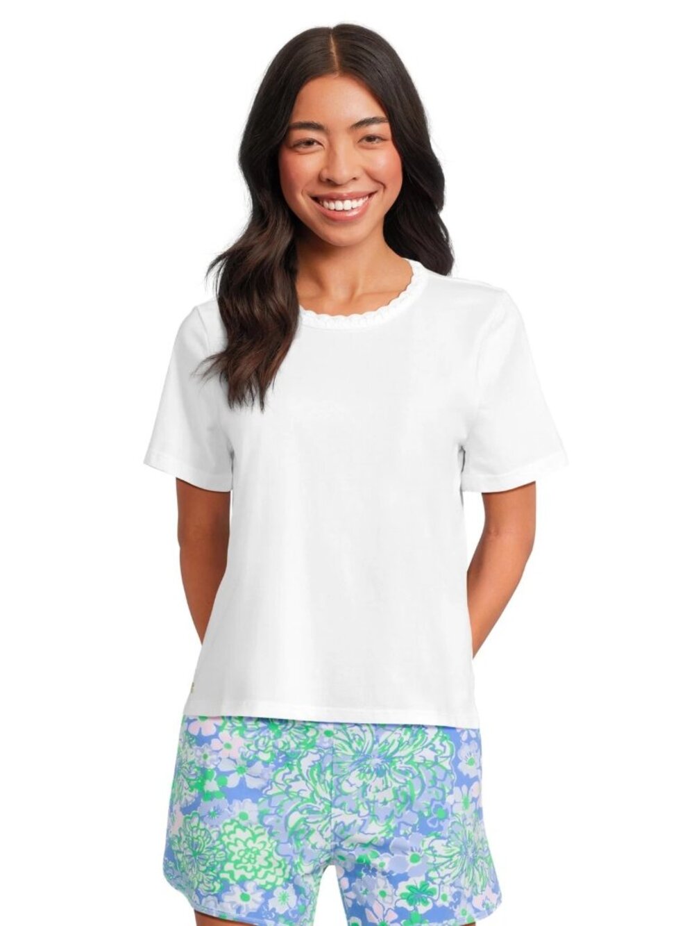 Lilly Pulitzer Women's Clairmont Crochet Trimmed Resort White